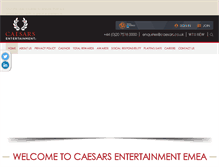 Tablet Screenshot of caesars.co.uk